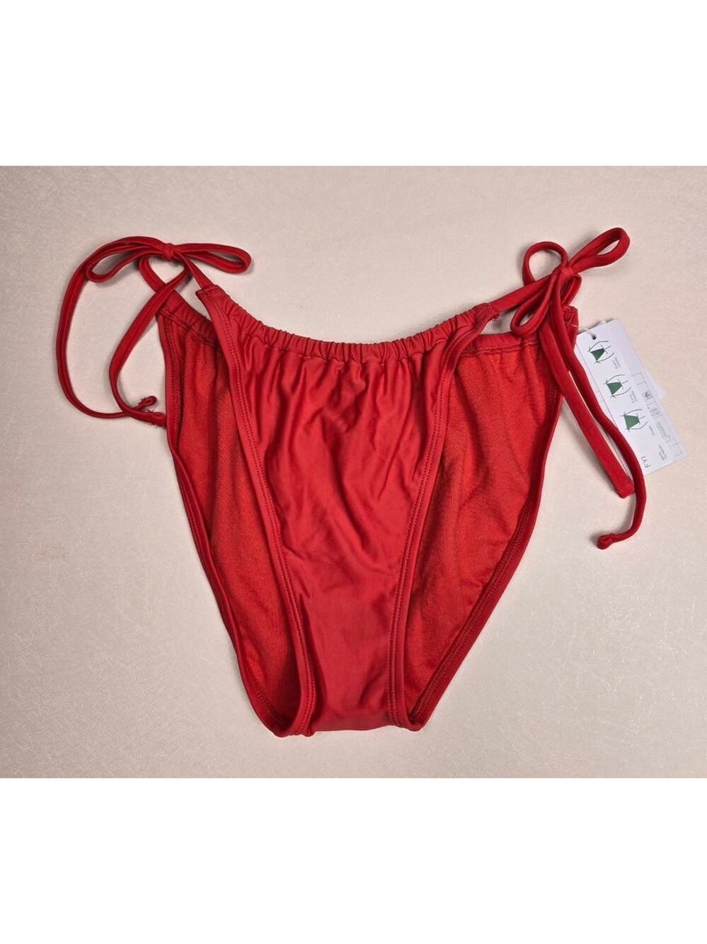 Wild Fable Red String Bikini Bottom Size Small